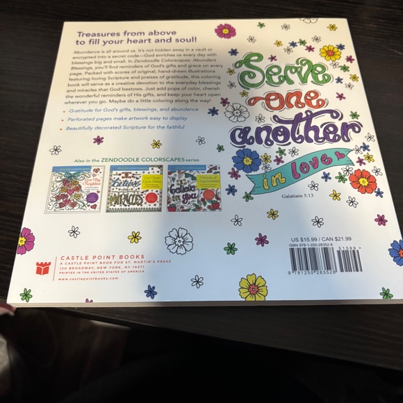 Abundant blessings coloring book - Picture 2 of 2